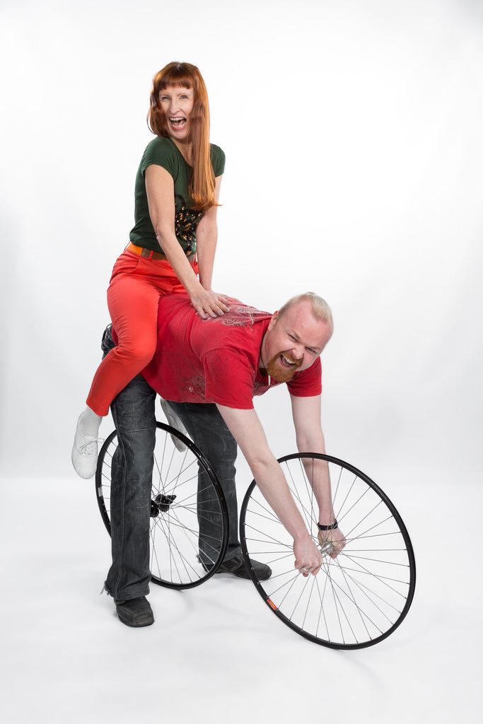 Kuva punaiset pyöräkuva